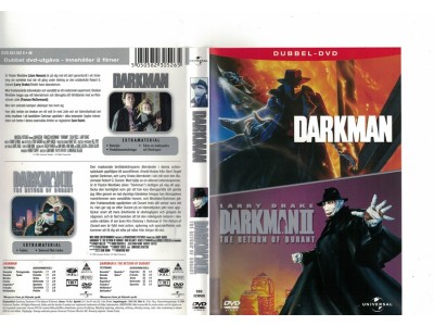 Darkman 1 + Darkman 2   DVD